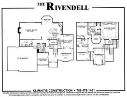 The Rivendell Model Floor Plan - Klimaitis Builders