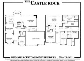 The Castel Rock Model Floor Plan - Klimaitis Builders