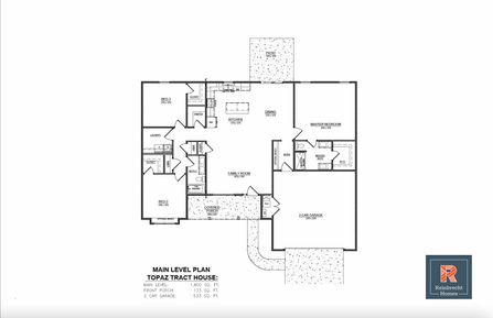Topaz Floor Plan - Reinbrecht Homes