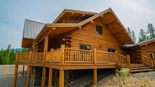 Granite Peak - Meadowlark Log Homes: Libby, Washington - Meadowlark Log Homes
