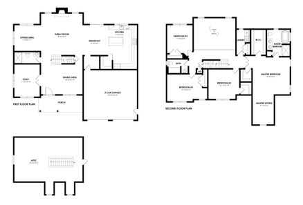 Heritage I Floor Plan - Pocono Mountain Homes