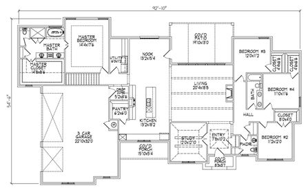 Two Floor Plan - Executive Homes, LLC