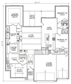 Two Floor Plan - Executive Homes, LLC