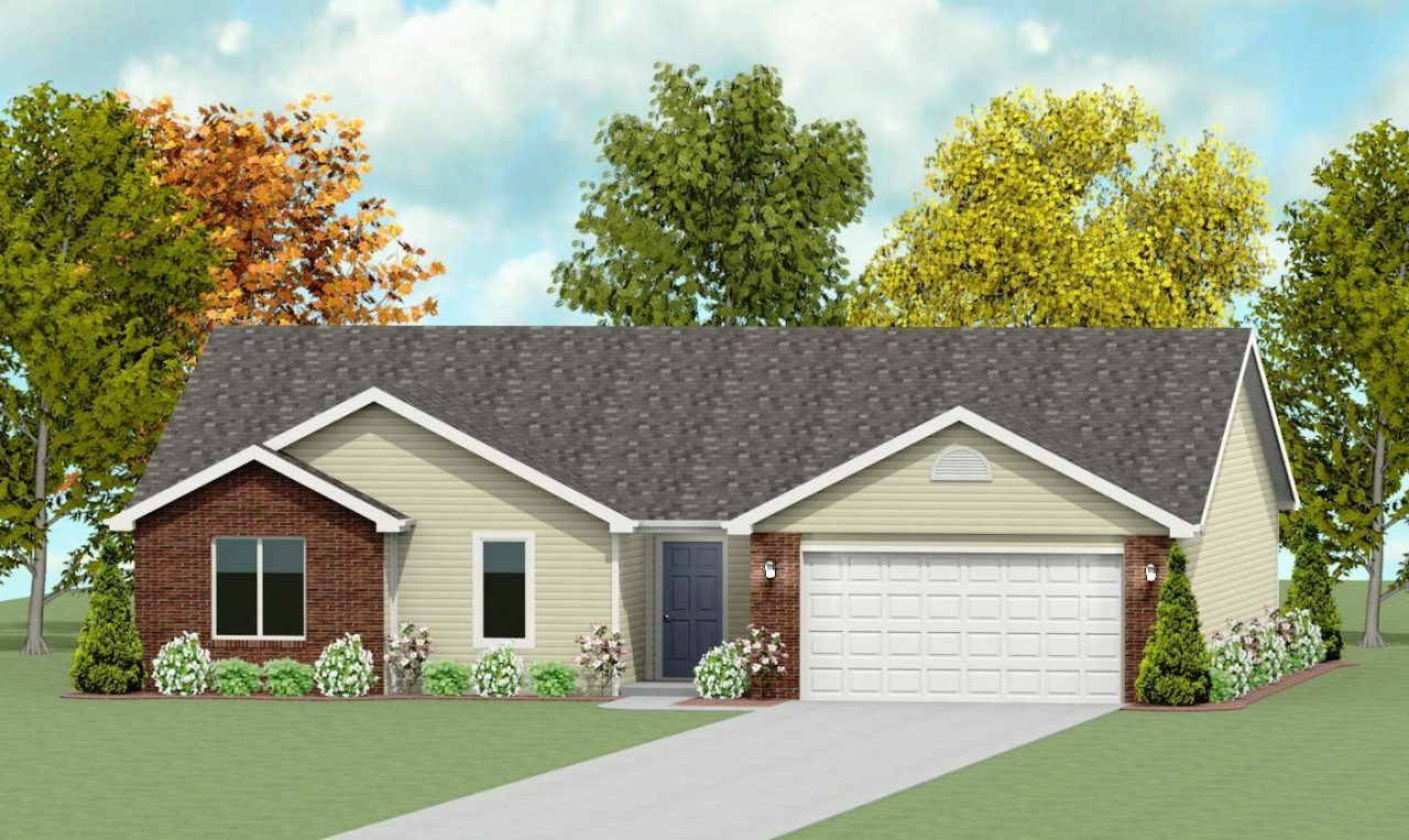 Longwood 2 Plan at Shadow Lake Estates in Warsaw, IN by Granite Ridge