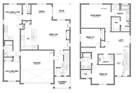 Alexandria 2607 MG Floor Plan - Generation Homes