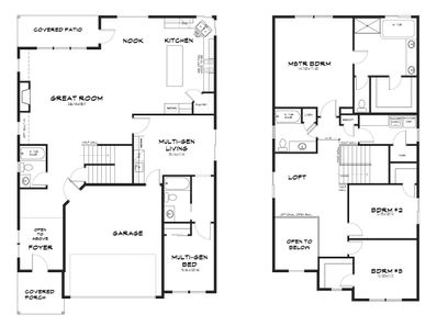 Trimont 2824 MG Floor Plan - Generation Homes