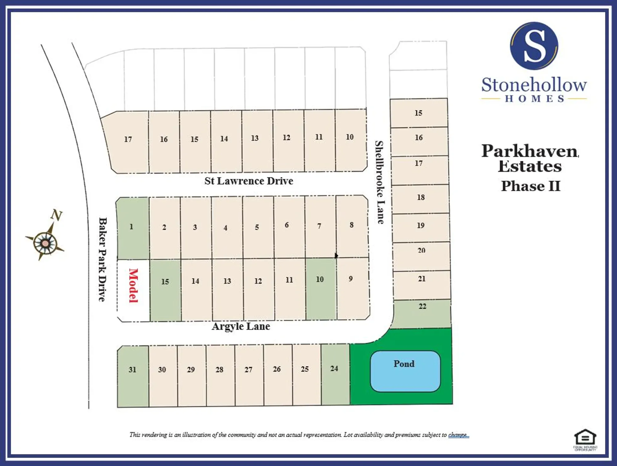 casa en Parkhaven Estates por Stonehollow Homes