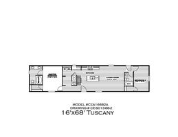 Tuscany Floor Plan - Freedom Homes of Alexander