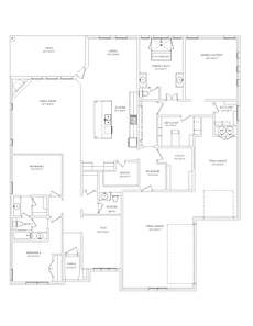 Wimberley Floor Plan - Graham Hart Home Builder