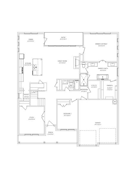 Plan Unknown by Graham Hart Home Builder in Fort Worth TX