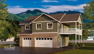 Plan 936 Floor Plan - Hilline Homes, Inc.