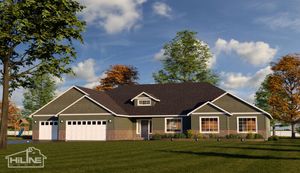 Plan 3464 H Floor Plan - Hilline Homes, Inc.