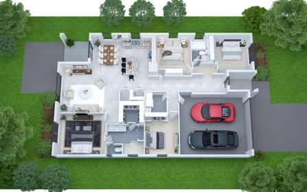 Plan 6 Floor Plan - Sunrise Homes, Inc