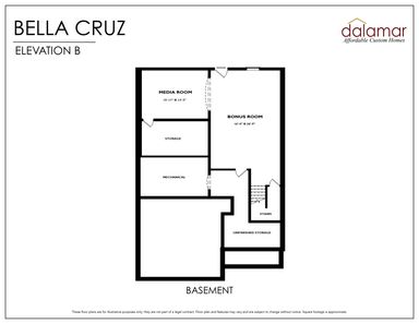 Bella Cruz Floor Plan - Dalamar Homes