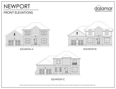 Newport Floor Plan - Dalamar Homes