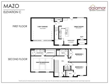 Mazo Floor Plan - Dalamar Homes