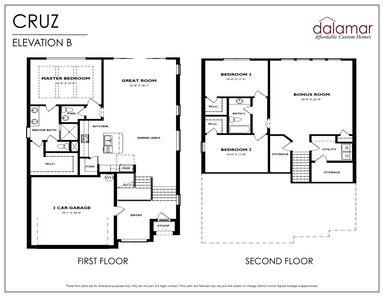 Cruz Floor Plan - Dalamar Homes