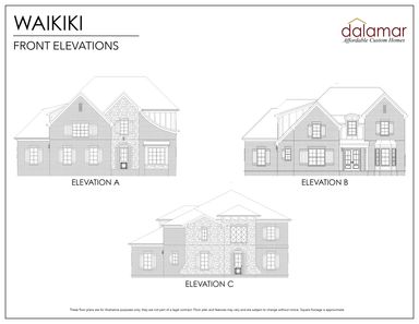 Waikiki Floor Plan - Dalamar Homes