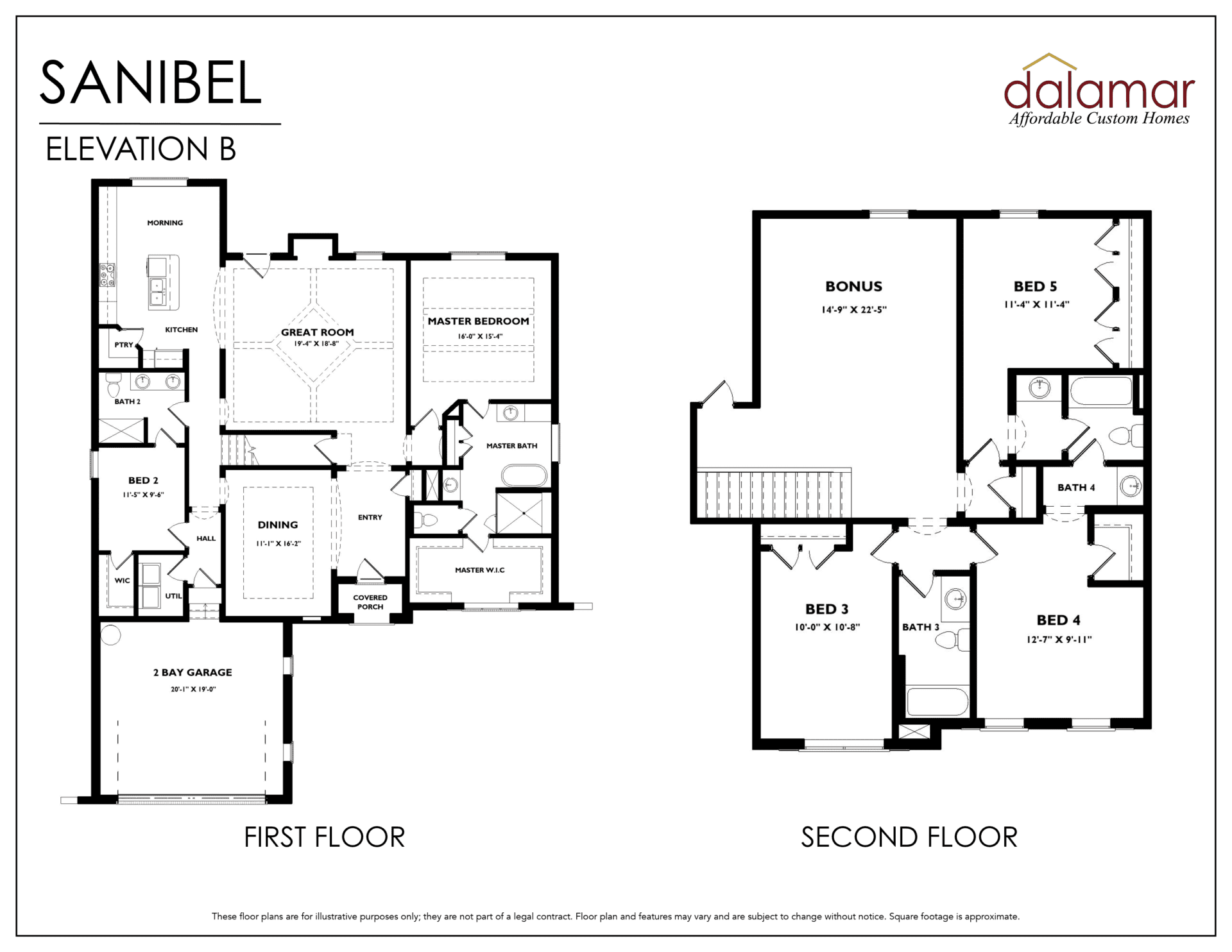 Sanibel Plan at Oakwood in Columbia, TN by Dalamar Homes