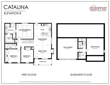 Catalina Floor Plan - Dalamar Homes
