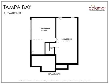 Tampa Bay Floor Plan - Dalamar Homes