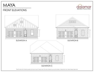 Maya Floor Plan - Dalamar Homes