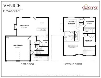 Venice Floor Plan - Dalamar Homes