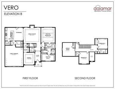Vero Floor Plan - Dalamar Homes