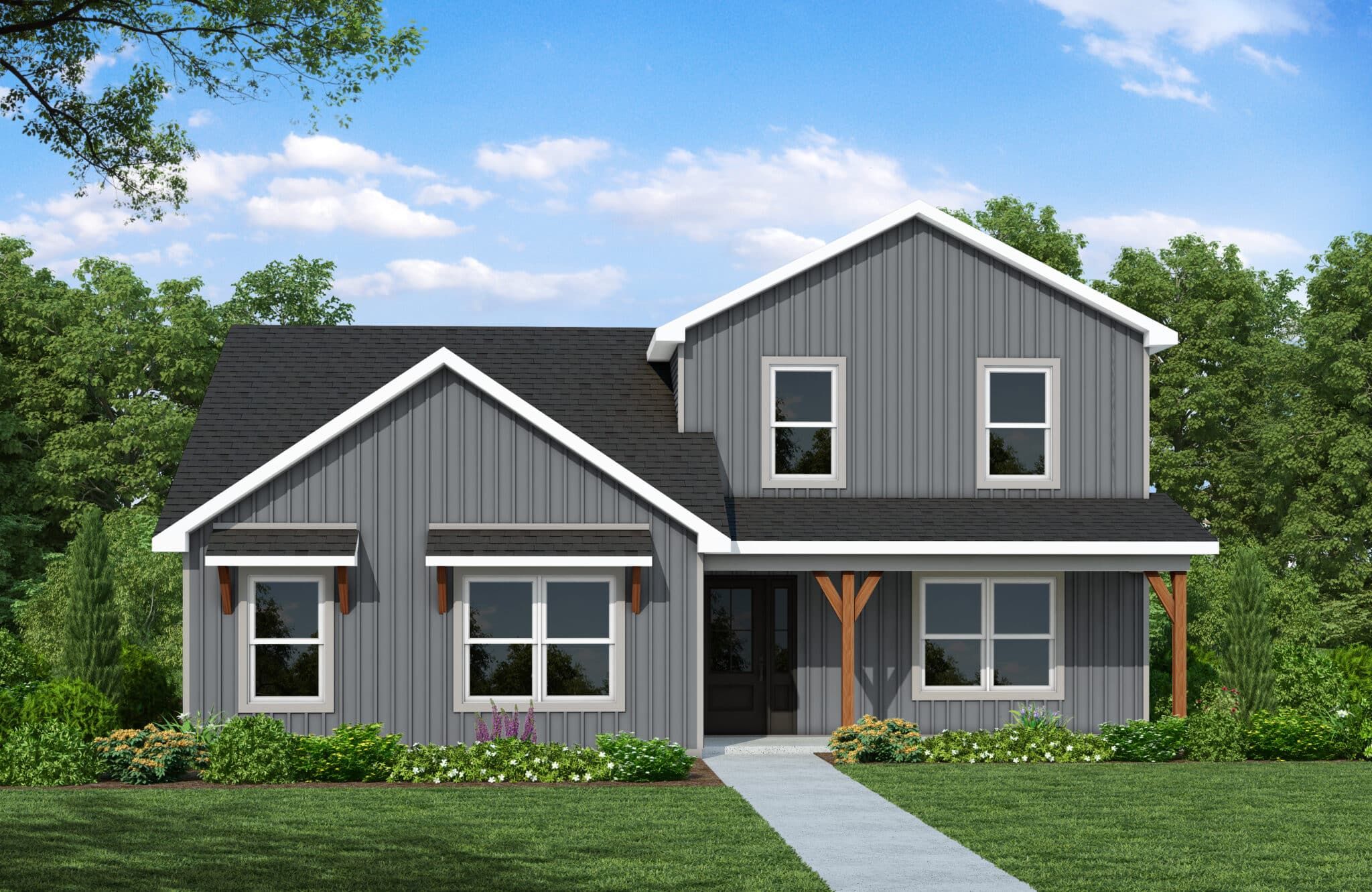 Dogwood Rear Load - Poulton Place IN Boonville: Boonville, Indiana - Reinbrecht Homes