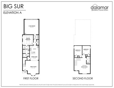 Ellersly Big Sur Floor Plan - Dalamar Homes