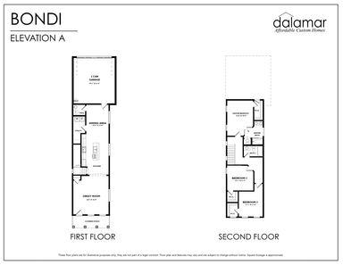 Ellersly Bondi Floor Plan - Dalamar Homes