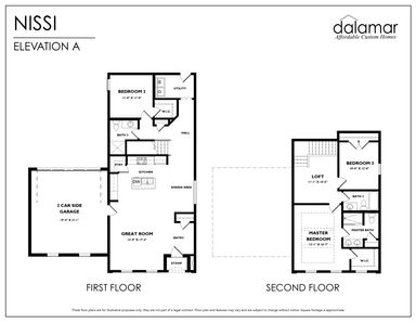 Ellersly Nissi Floor Plan - Dalamar Homes