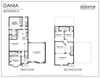 Ellersly Dania Floor Plan - Dalamar Homes