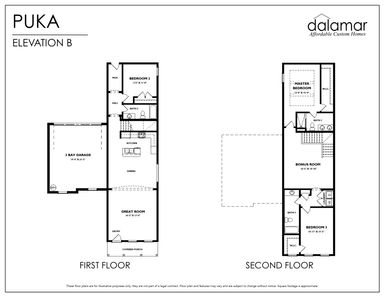 Ellersly Puka Floor Plan - Dalamar Homes