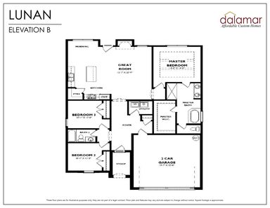 Lunan Floor Plan - Dalamar Homes
