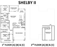 Shelby A Floor Plan - Manor House Builders
