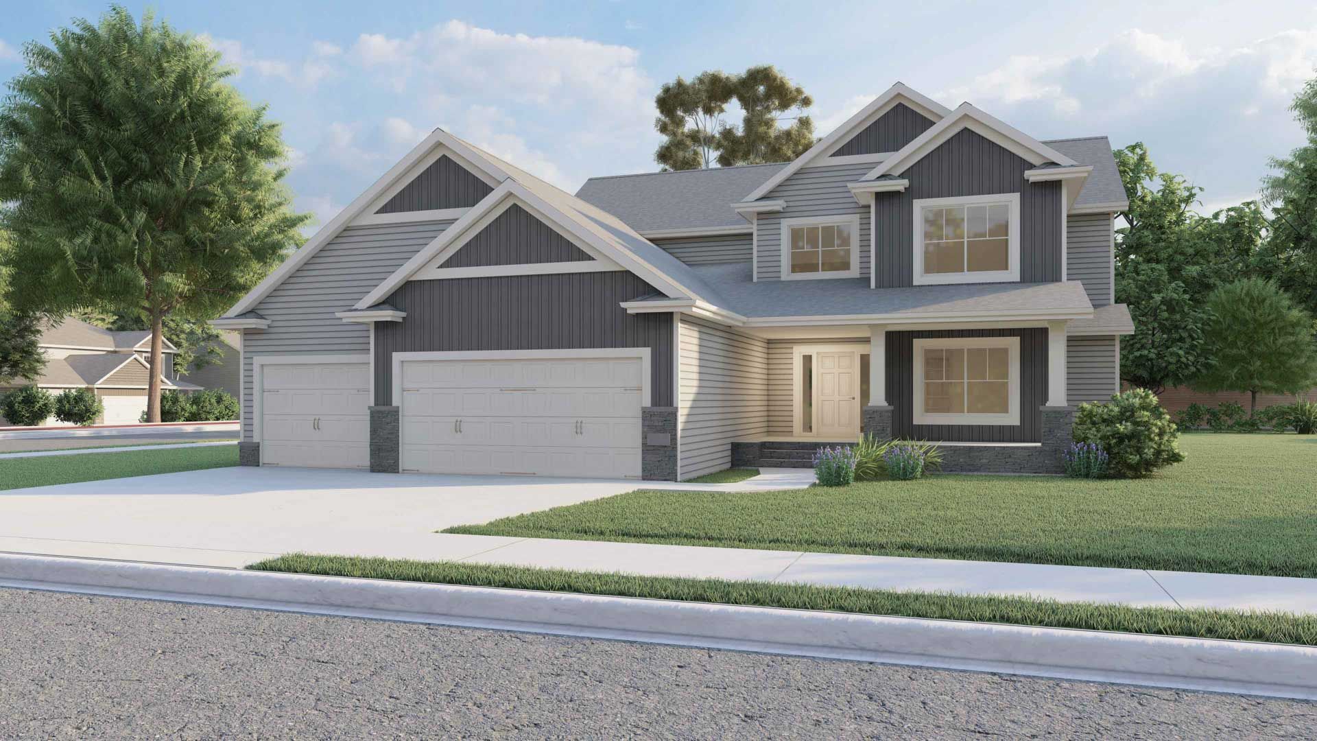 Ashmore Plan at Rocking Horse Farm in Fargo, ND by Heritage Homes