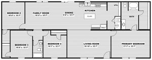 Plan 279 Floor Plan - Oakwood Homes of Newton