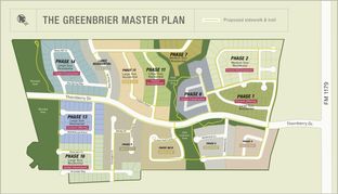 Greenbrier por Ridgewood Custom Homes en Bryan-College Station Texas