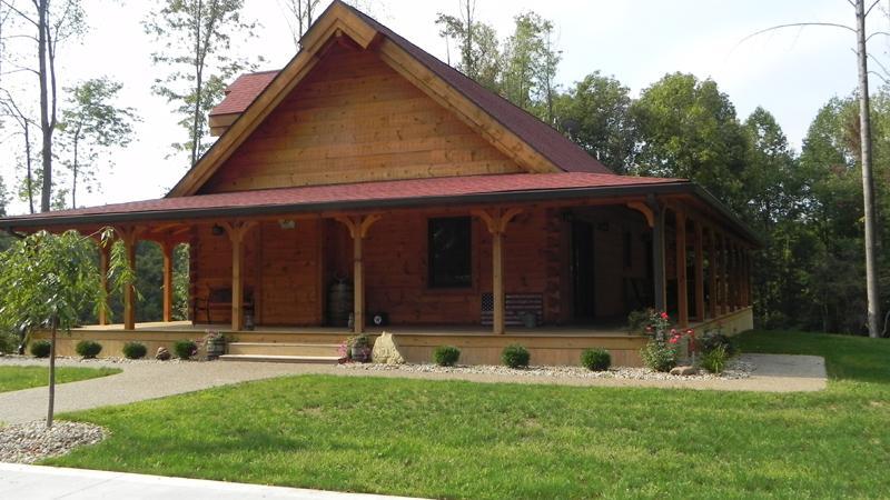 casa en Countrymark Log Homes por Countrymark Log Homes