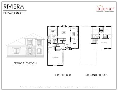Riviera IN Magnolia Grove Floor Plan - Dalamar Homes