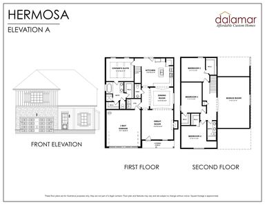 Hermosa IN Magnolia Grove Floor Plan - Dalamar Homes