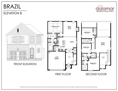 Brazil IN Magnolia Grove Floor Plan - Dalamar Homes