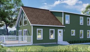 Mountainview II Cape Cod Modular Home Finished 2 N Floor Plan - Next Modular
