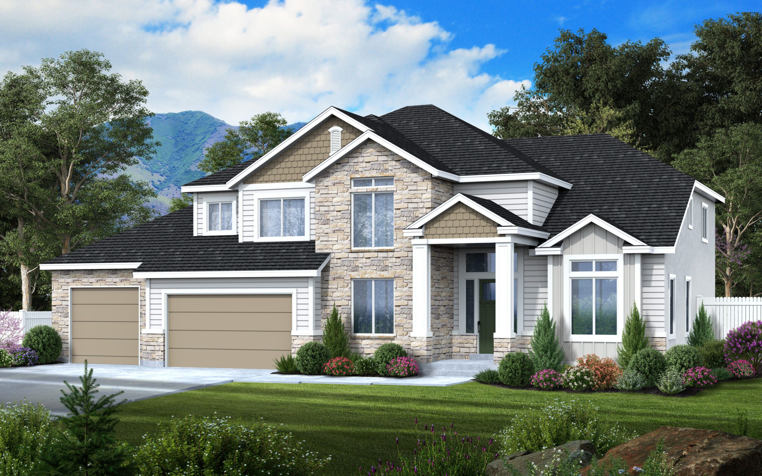 casa en Fox Canyon por Perry Homes, Inc.