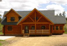 Meadow Valley Log Home por Meadow Valley Log Home en La Crosse Wisconsin