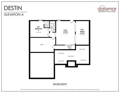 Destin Floor Plan - Dalamar Homes