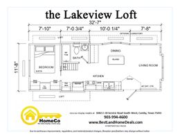 P 563 SL The Lakeview Loft Floor Plan - HomeCo