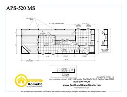 Aps 520 MS The Topaz Floor Plan - HomeCo
