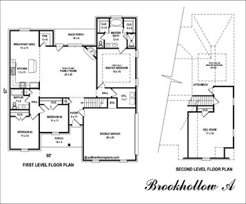 Brookhollow A Plan Floor Plan - Legacy New Homes